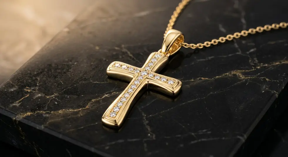 Крестик Gold Light — TOVMASYAN Jeweler