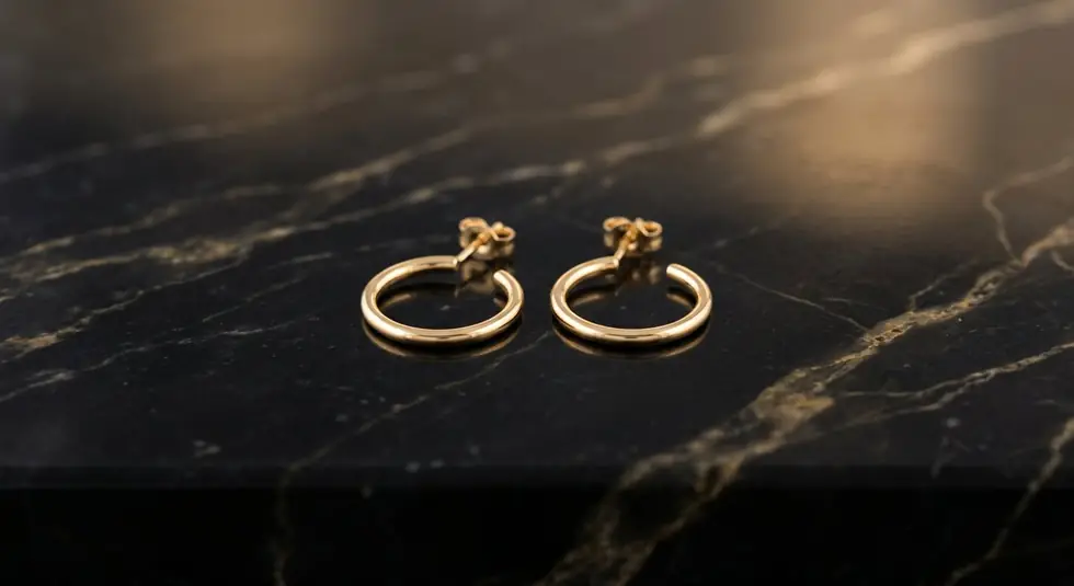 Серьги Minimal Gold — TOVMASYAN Jeweler