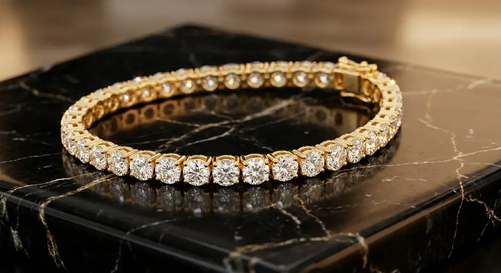 Браслет Tennis Glow — TOVMASYAN Jeweler
